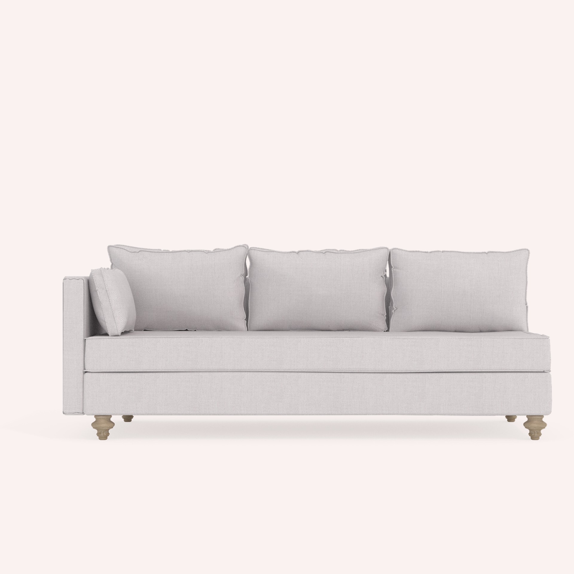 3-seat sofa Myrsini with one arm